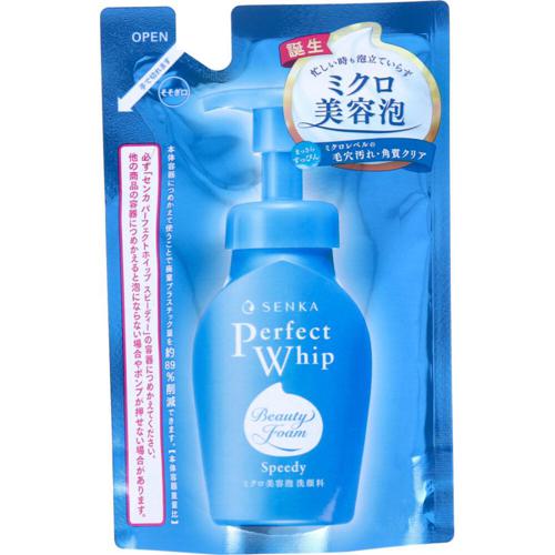 Shiseido Senka Perfect Whip โฟมล้างหน้า Speedy แบบเติม 130ml