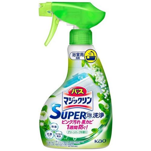 Kao Bath Magiclean น้ำยาทำความสะอาดห้องน้ำโฟมเข้มข้น Herbal Body 350ml