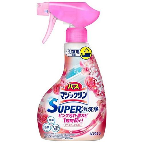 Kao Bath Magiclean โฟมทำความสะอาดห้องน้ำสุดยอดกลิ่นกุหลาบ 350ml