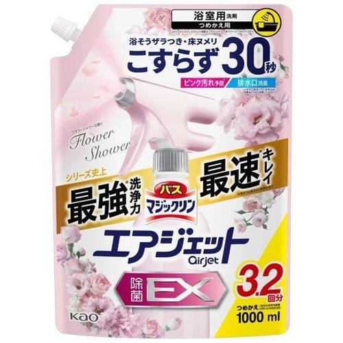 Kao Bath Magiclean Air Jet ต้านเชื้อแบคทีเรีย กลิ่นดอกไม้ แบบเติม 1000ml
