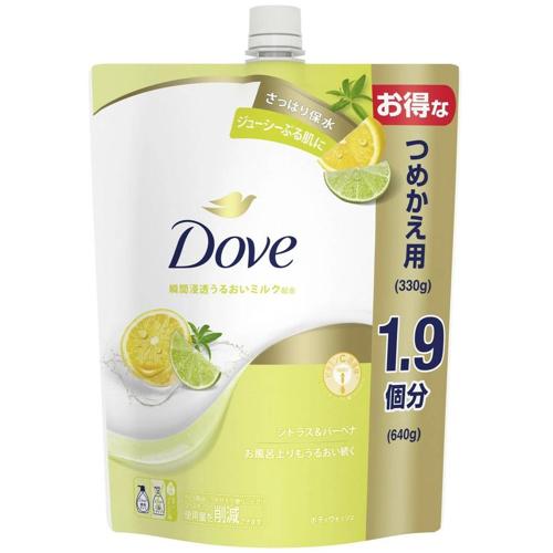 Unilever Dove เจลอาบน้ำ Citrus Verbena แบบเติม 640g