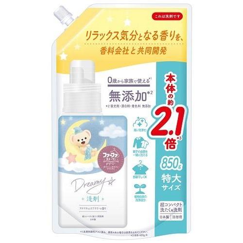 FaFa Story น้ำยาซักผ้าเด็กไร้สารเติมแต่ง Dreamy กลิ่นดอกไม้ แบบเติม 850g