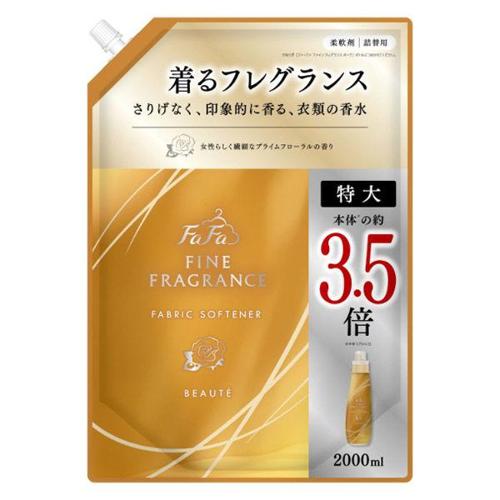 FaFa Fine Fragrance Fabric Softener Beaute Premium Floral Refill 2000ml