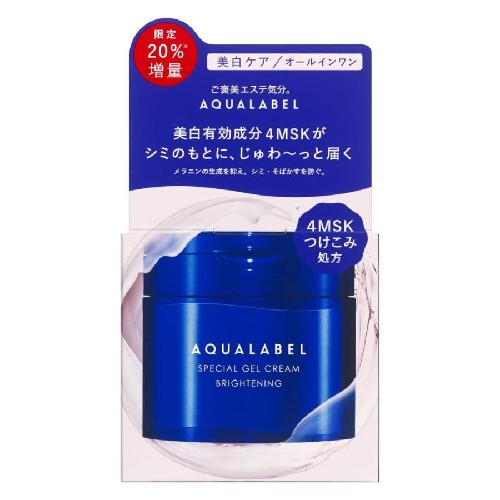 Shiseido Aqua Label เจลครีมพิเศษ EX ไวท์เทนนิ่ง 111g