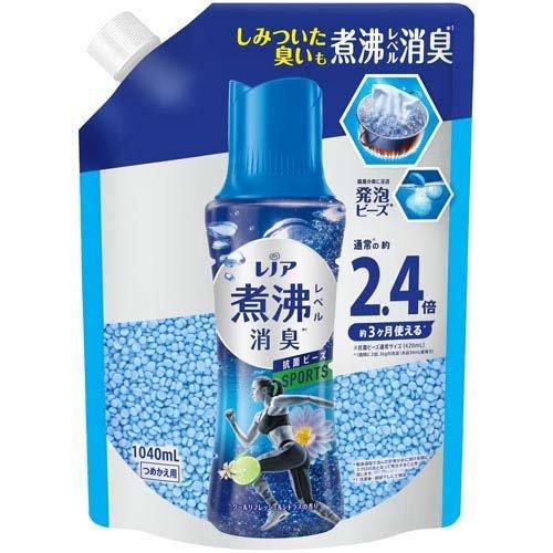 P&G Lenor Deodorant Antibacterial Sports Mint Citrus Beads Refill 1040ml