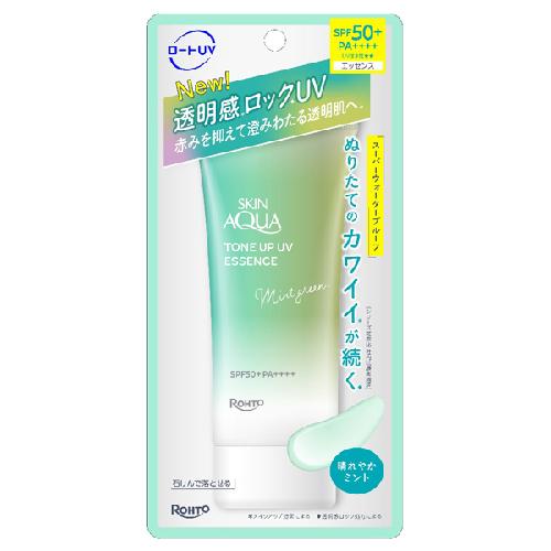 Rohto Skin Aqua Tone Up ครีมกันแดด UV Essence Mint 70g