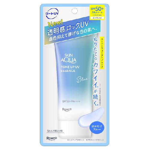 Rohto Skin Aqua Tone Up UV Essence สีฟ้า 70g