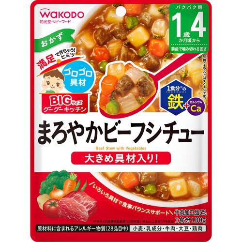 Wakodo Baby Food BIG Goo Goo Kitchen สตูว์เนื้อเข้มข้น 16 เดือน 100g